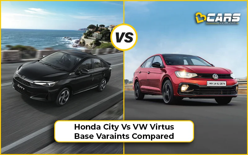 Honda City Facelift Base Variant Offers These 13 Features Over Volkswagen Virtus Base Model