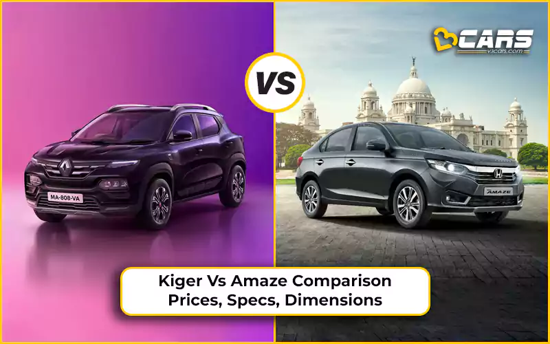 Renault Kiger Vs Honda Amaze