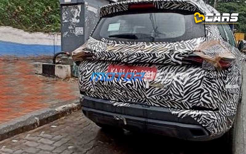 2022 tata safari facelift spied with new features
