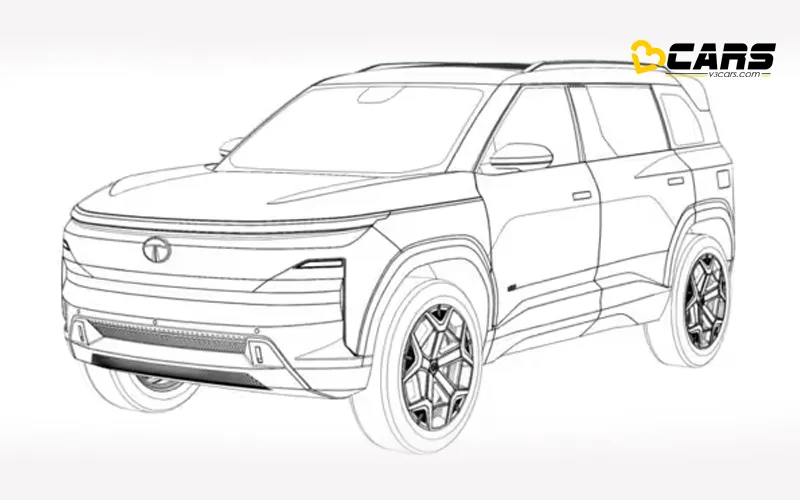 New 2025 tata sierra ev design patent image leaked opinion