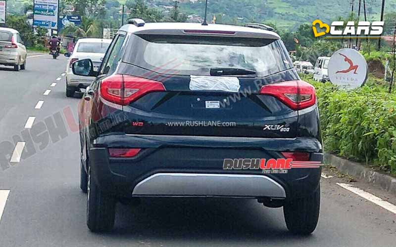 2022 mahindra xuv300 facelift spied