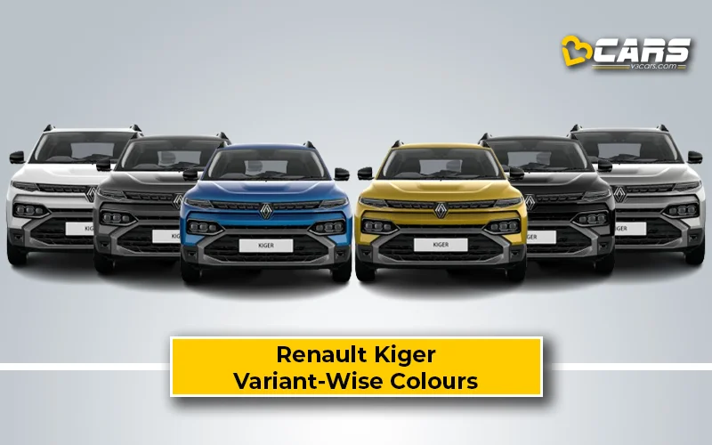 2025 Renault Kiger — All Exterior Colour Options (Variant-Wise)