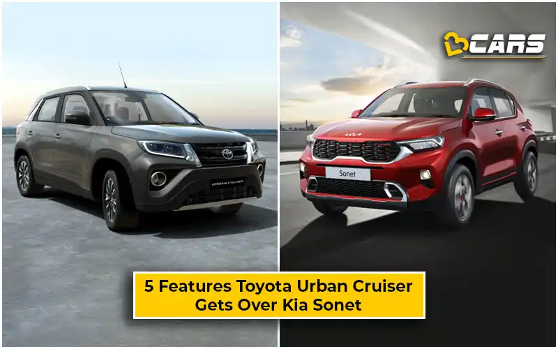 Features Toyota Urban Cruiser Gets Over Kia Sonet