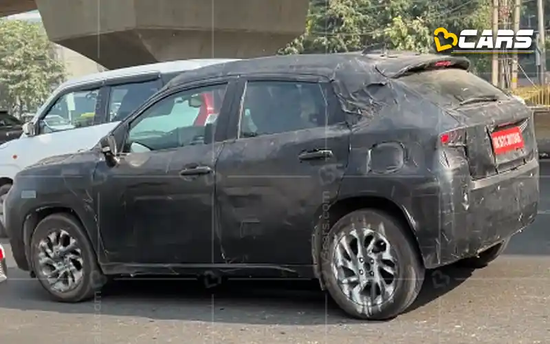 Maruti suzuki baleno cross spied on test