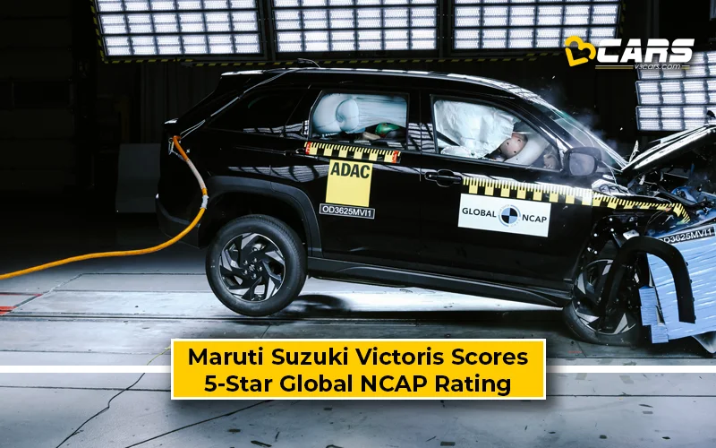 Maruti Victoris Secures 5-Star Safety Rating In Global NCAP Crash Test