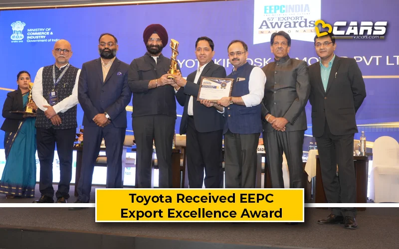 Toyota Kirloskar Motor Wins EEPC India Export Award