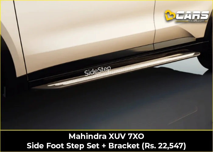 Mahindra XUV 7XO Side Foot Step Set + Bracket (Rs. 22,547)