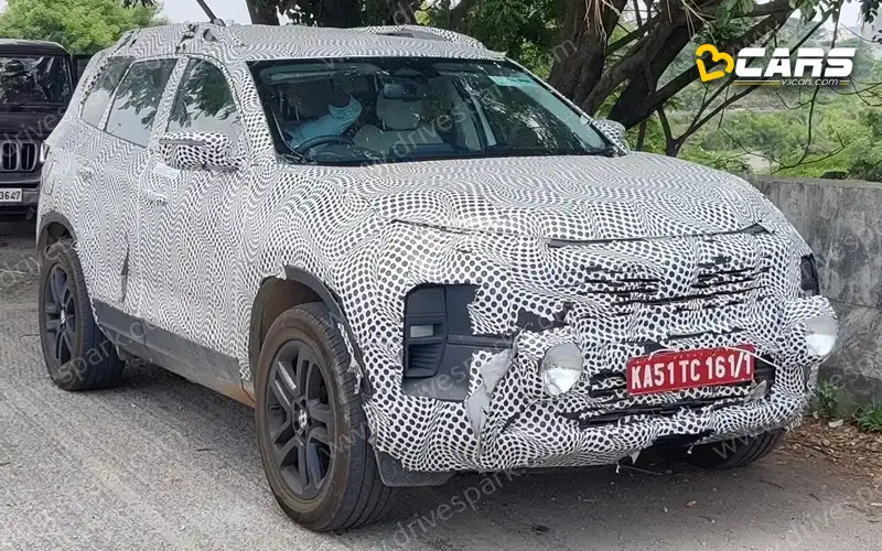 2023 tata safari facelift new headlight design