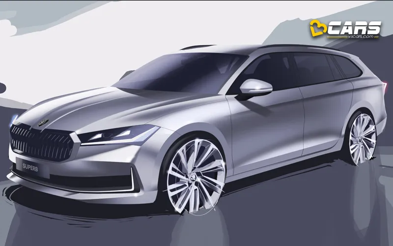 Skoda superb sketches revealed ahead of november 2 unveil