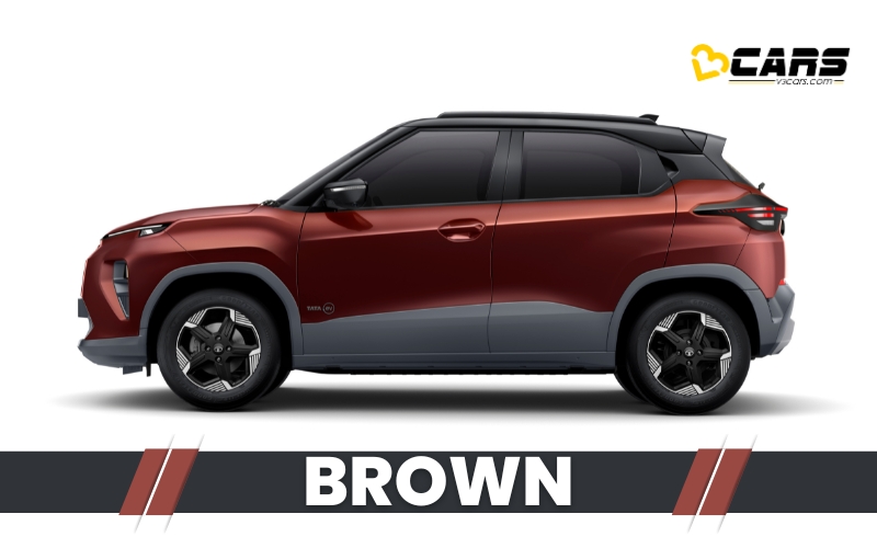tata punch ev brown colour