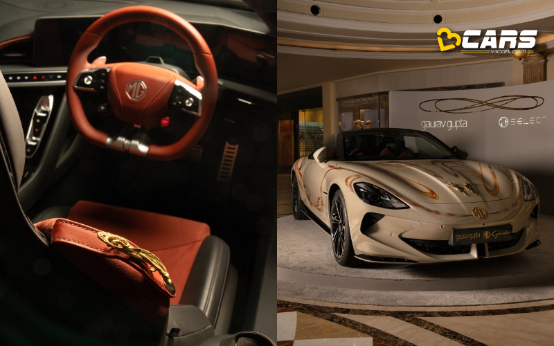 gaurav gupta mg select unveil sculptural interpretation of mg cyberster