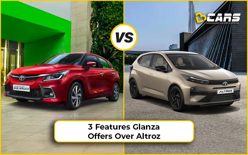 3 Features Toyota Glanza Offers But 2025 Tata Altroz Facelift Does Not