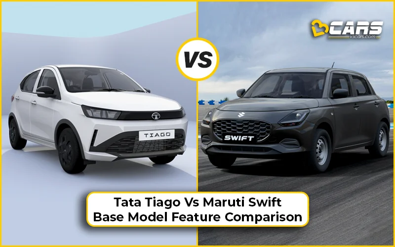 2026 Tiago Smart & Pure Plus Vs Maruti Swift LXI – Which Offers Better Value?