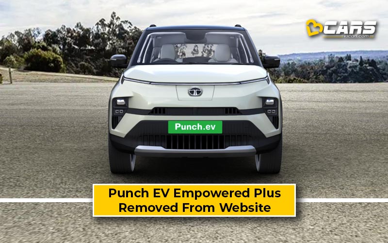 Punch EV Empowered Plus MR Removed From Tata Website