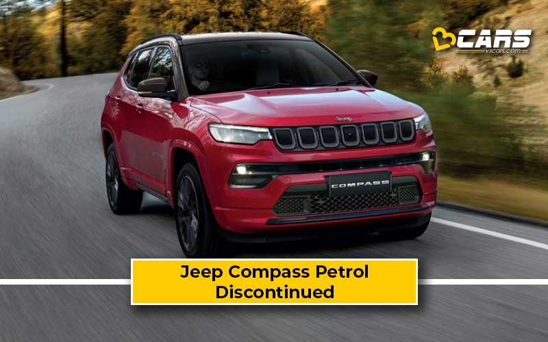 Jeep Compass Petrol Variants Discontinued