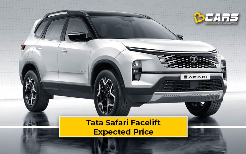 2023 Tata Safari Facelift Expected Price With Logic (Updated)