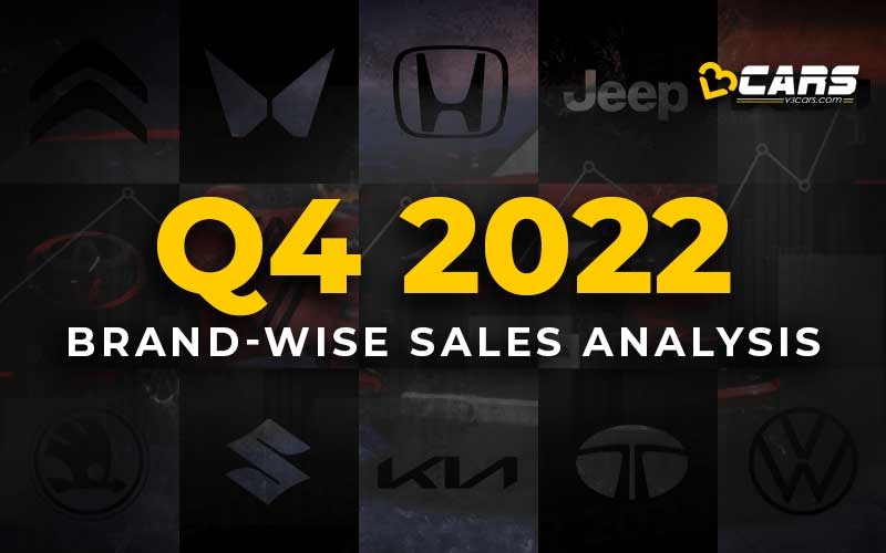 Quarterly BrandWise Car Sales Analysis Q4 2022 QoQ, YoY Change