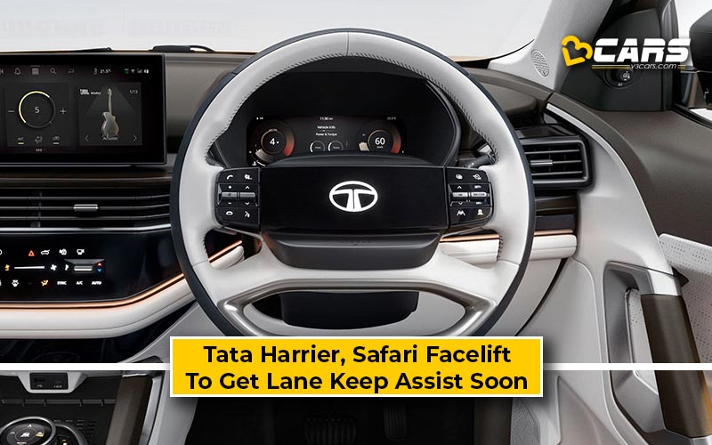 New Tata Harrier Safari Facelifts To Get Lane Keep Assist ADAS Update