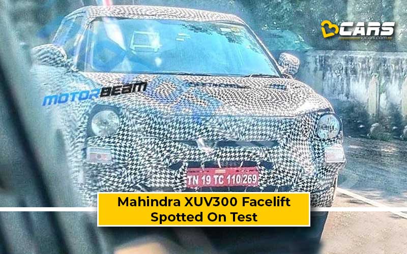 Mahindra XUV300 Facelift Spotted For The First Time