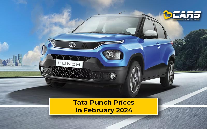 Tata Punch Variant List Updated – New February 2024 Ex-Showroom Prices