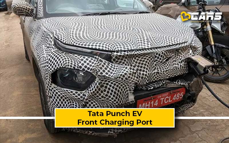 Tata Punch EV Spotted With Front Charging Port