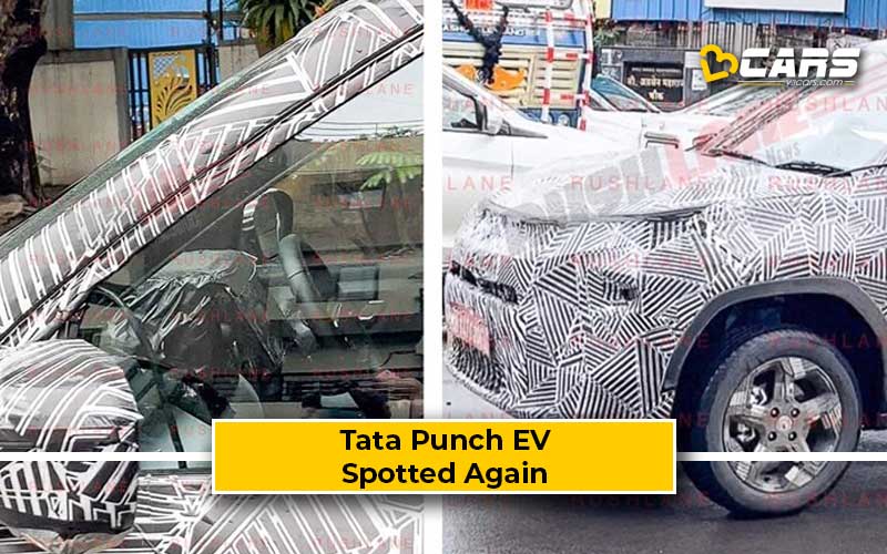 2023 Tata Punch EV Spotted Again