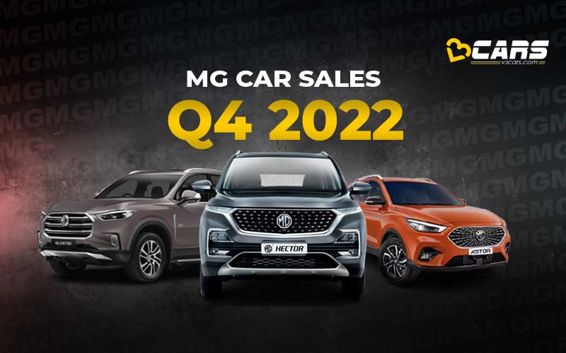 MG Quarterly Car Sales Analysis Q4 2022 QoQ, YoY Change