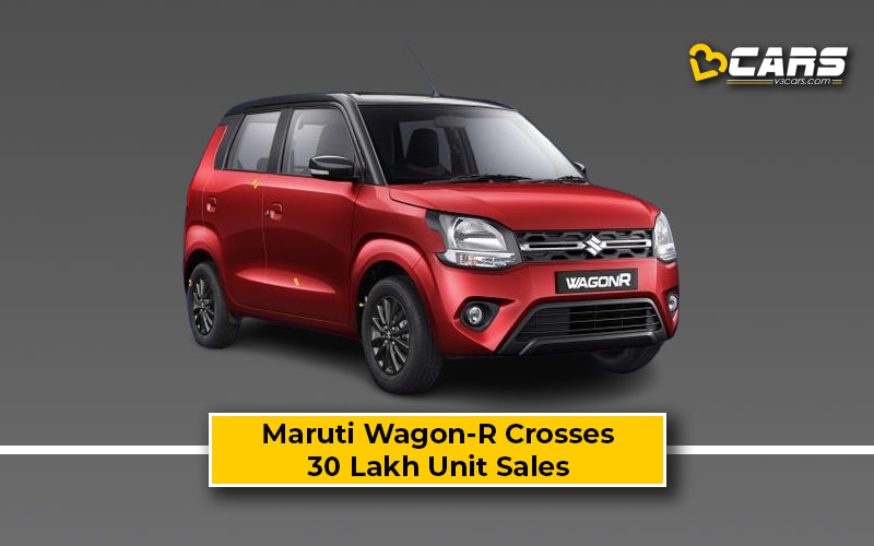 Maruti Suzuki WagonR Achieves 30 Lakh Sales Milestone