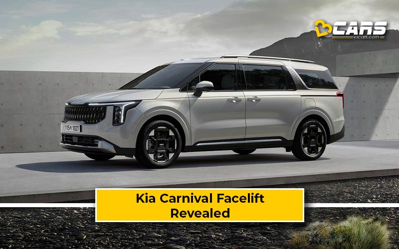 Kia Carnival Facelift Exterior Images Released Officially