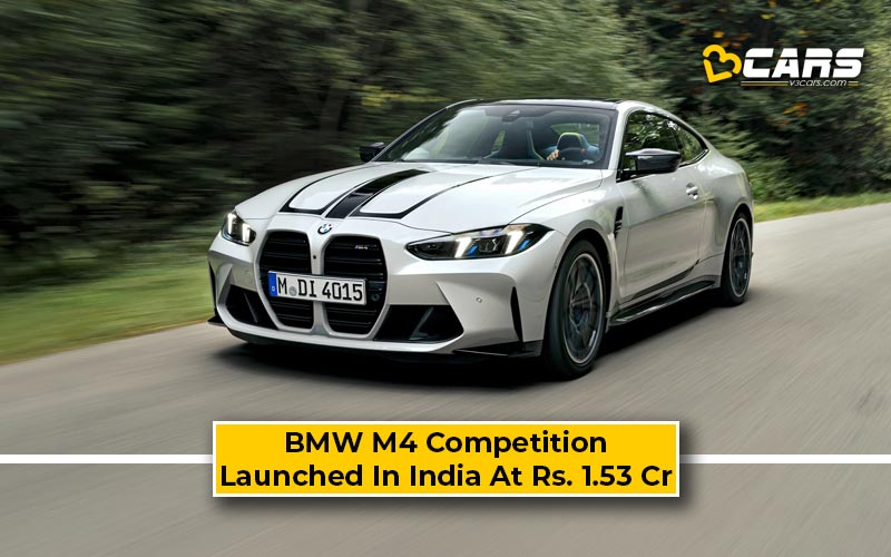 BMW M4 Competition Launched At Rs. 1.53 Cr In India (Press Release)
