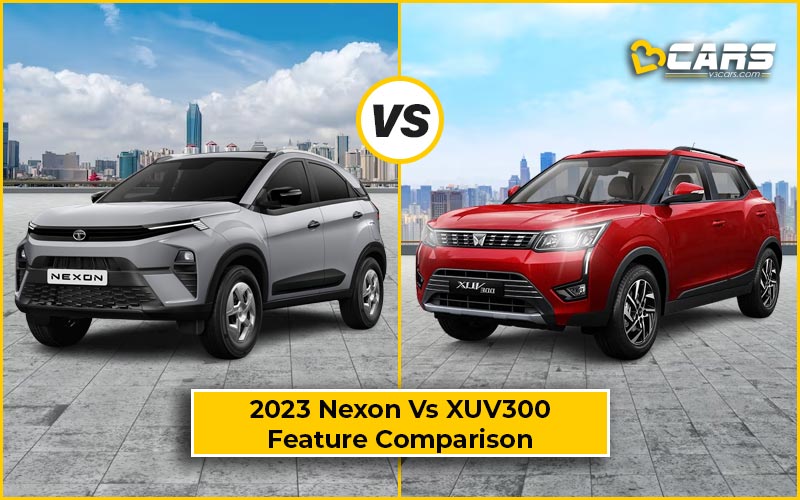 2023 Tata Nexon Vs XUV300 (Mahindra) Top Model Feature Comparison