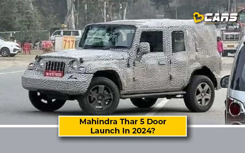 Mahindra Thar 5 Door Likely To Launch In 2024