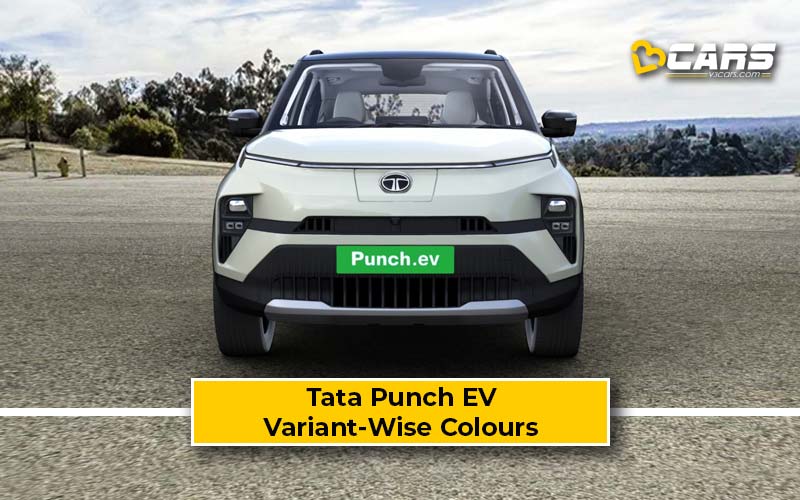 2024 Tata Punch EV All Exterior Colour Options (VariantWise)