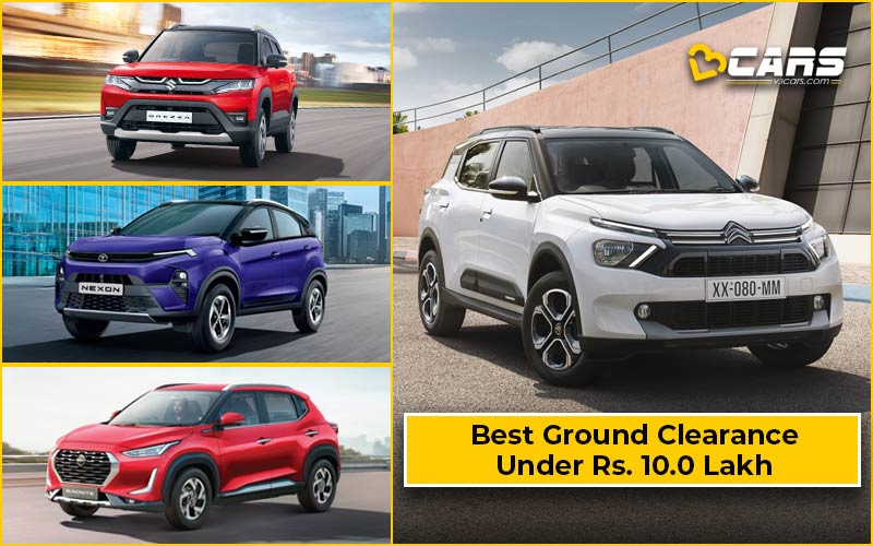 Cars & SUVs With Best Ground Clearance Under Rs. 10 Lakh (Updated)