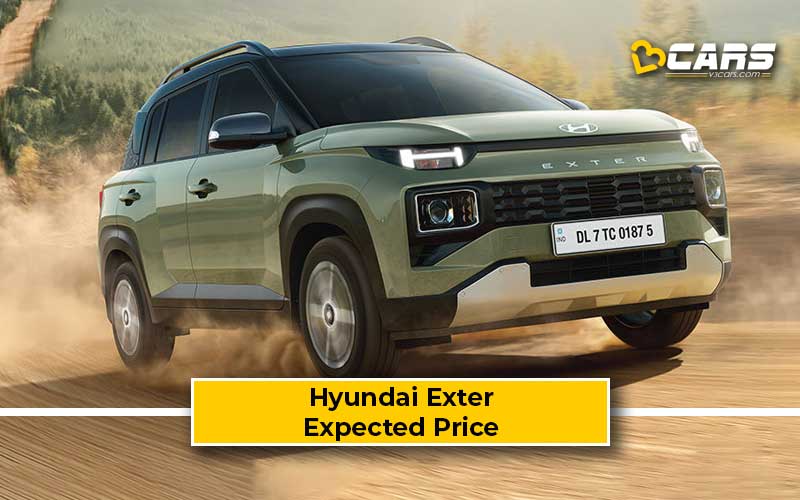 Hyundai Exter Price - Variant Wise Expected Price With Logic