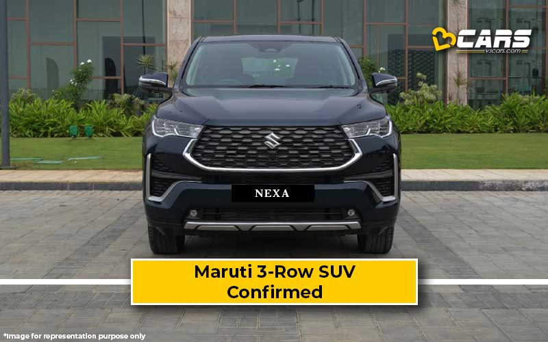 Maruti Suzuki Confirm 3Row SUV For India