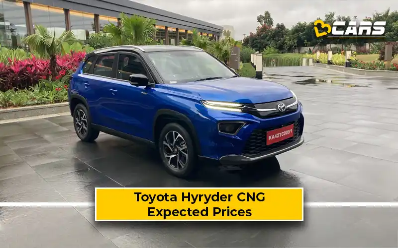 Toyota Urban Cruiser Hyryder CNG Expected Prices