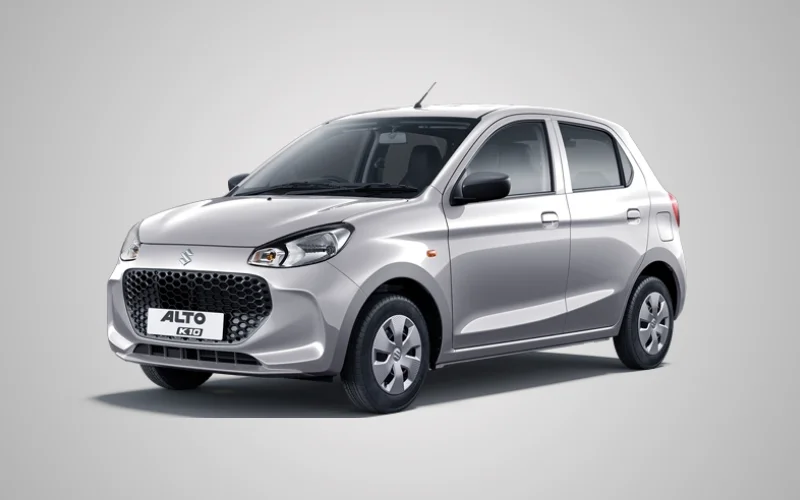 Alto K10 Metallic Silky Silver