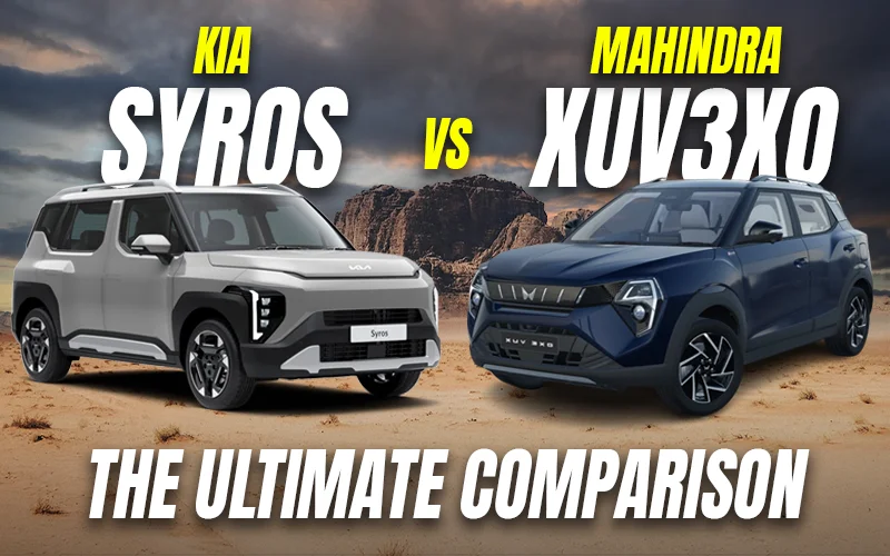 Kia Syros vs Mahindra XUV 3XO Sub Rs. 10 Lakh Battle | Which Car Is More Value For Money?