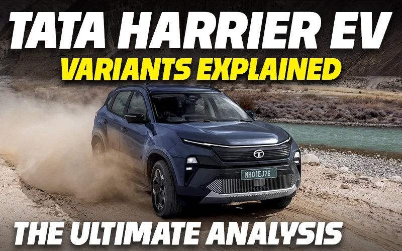 Tata Harrier.ev Variants Explained | Adventure, Adventure S, Fearless Plus, Empowered