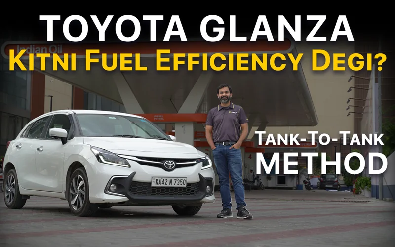 Glanza Manual Mileage Test using Tank-to-Tank Method | More Fuel Efficient Than A Hybrid?