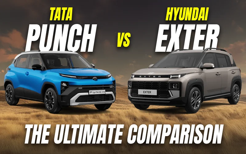 Tata Punch vs Hyundai Exter Sub Rs. 9 Lakh Battle | Which Car Is More Value For Money?